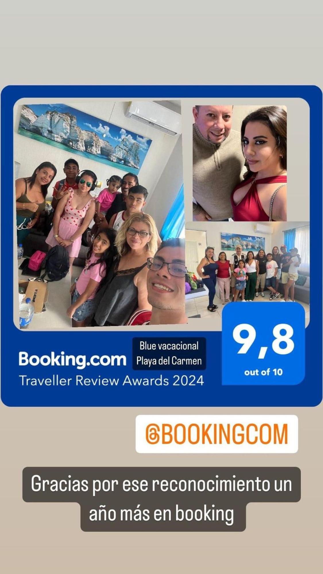 Departamento Blue Vacacional Apartman Playa del Carmen Kültér fotó