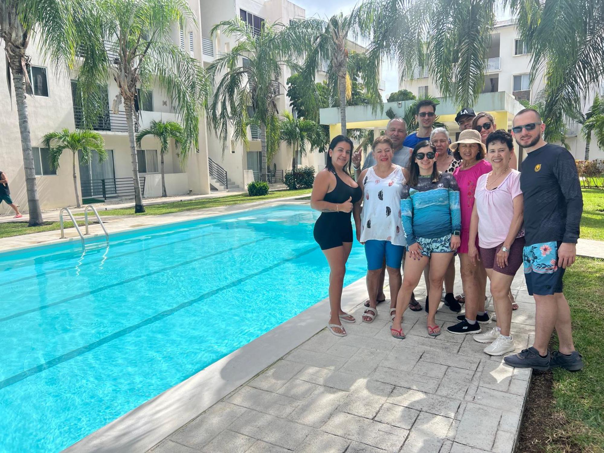 Departamento Blue Vacacional Apartman Playa del Carmen Kültér fotó